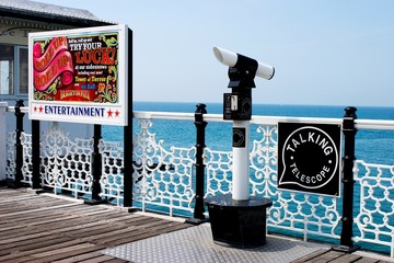 Talking Telescope on Brighton Pier