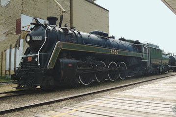 Naklejka premium Historic Steam Train