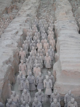 Terracotta army in Xian