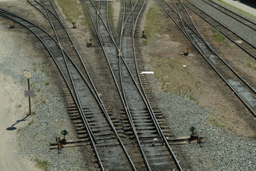 Train track convergence