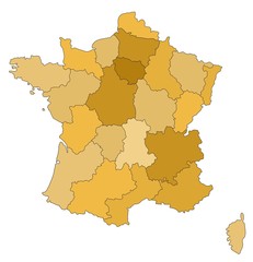 Frankreich Erdtöne