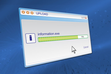 upload screen