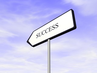 Fototapeta premium chemin du succès success way