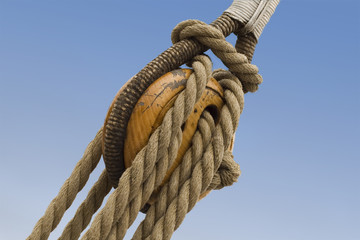 Sailing ship rigging