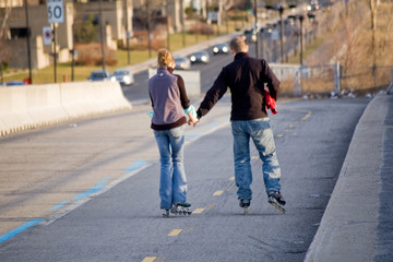 promenade en rollers