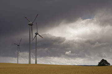 wind turbines