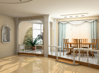 Fototapeta premium modern interior