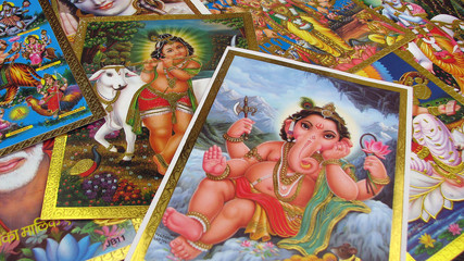 Fototapeta na wymiar india - bogowie