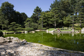 Fototapeta na wymiar Japanischer Garten