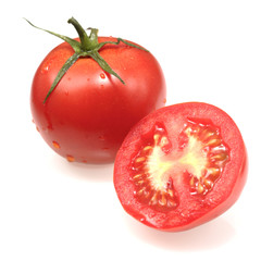 Fresh tomato, isolated