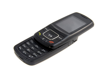  photo of a mobile phone opened