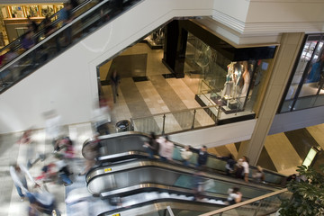 Electric Stairs in Shopping Center