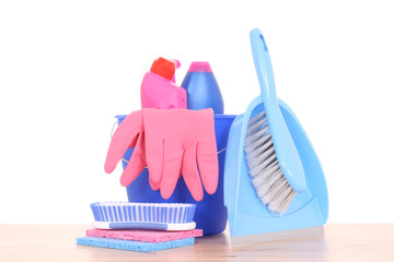 cleaning house