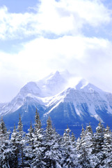 Snowy mountain