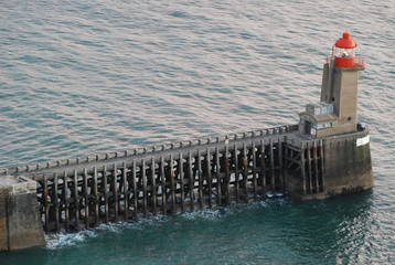 au milieu de l'eau