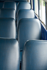 seats in a old bus