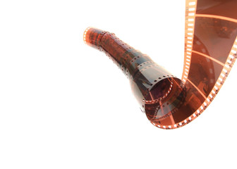 filmstrip isolated on white