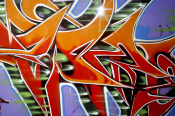 Naklejka premium Grafitti Series