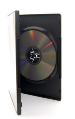 DVD disc in black box