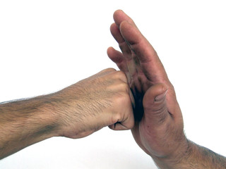 punching hand