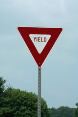 Yield sign