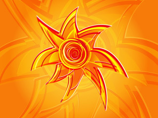 abstract sun