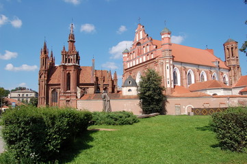 Fototapeta na wymiar Kościół Vilnius