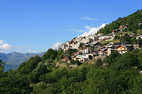 Village de montagne en haute savoie