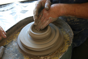 Bol au tour de potier