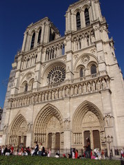 Fototapeta na wymiar Notre Dame Towers, Paris, France