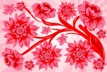 Möbelaufkleber Flower background, element for design, vector illustration © TAlex