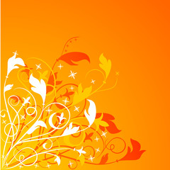 Flower background, element for design, vector illustration