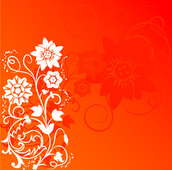 Flower background, element for design, vector illustration