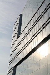 Obraz premium Bürogebäude mit Glasfront