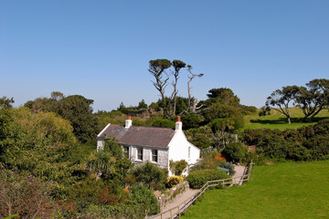 Maison perdue dans la nature