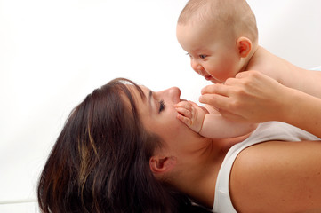 mother holding baby #21