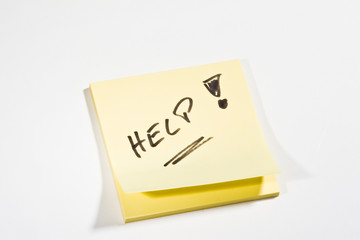 sticky note Help