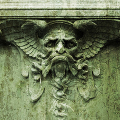 Devil on gate