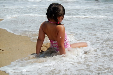 Girl at beach