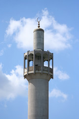 minaret of London Mosque