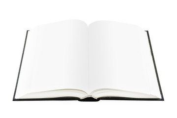 Opened Book (isolated on white)