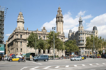 Fototapeta na wymiar Barcelona cityscape