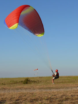 Flights on a paraplane