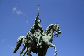 Fototapeta premium Koenig Ludwig Statue