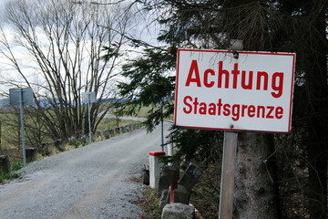 Achtung Staatsgrenze
