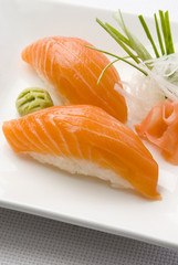 salmon sushi