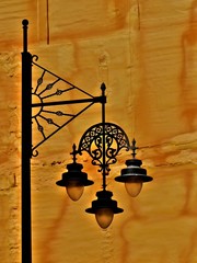 Old lamp post