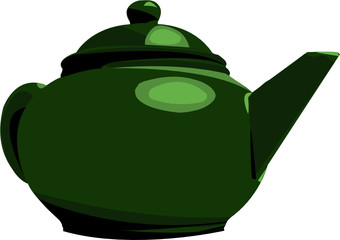 Théière Verte