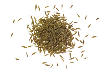 Pile of cumin seeds..
