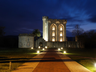 Ancient castle tower at dusk © Jgz